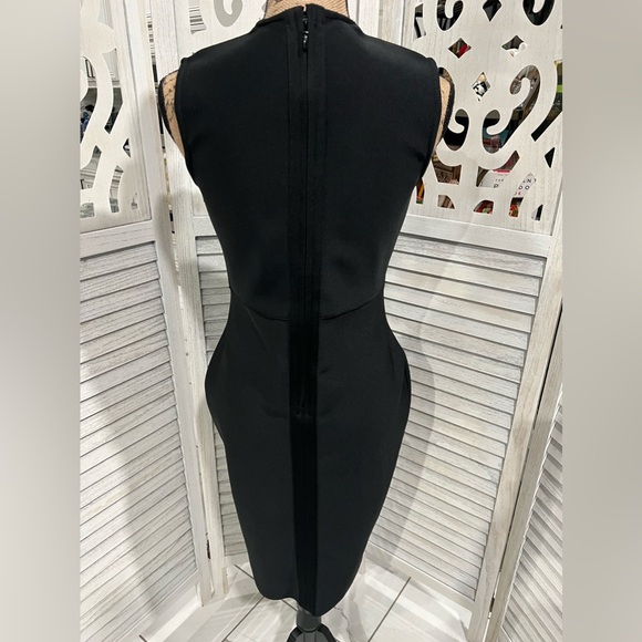 Shein Sexy Black Cocktail Dress With Rhinestone Netting - Picture 9 of 11